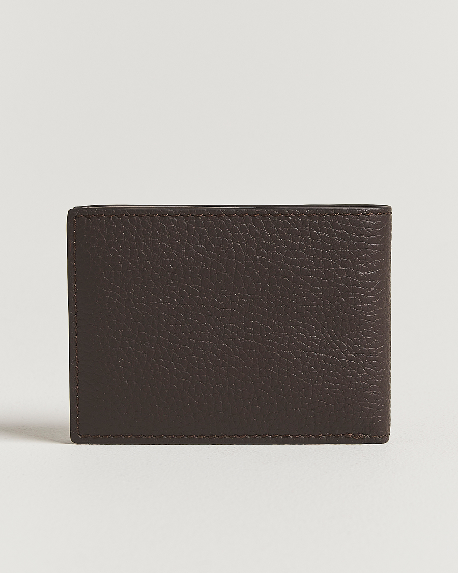 Herre | Lommebøker | Tiger of Sweden | Wald Grainer Leather Wallet Dark Brown