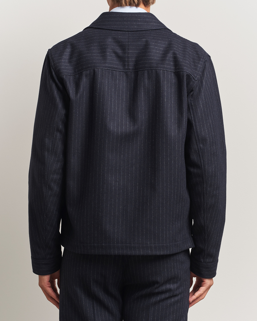 Herre | Jakker | Tiger of Sweden | Barnaby Wool Pinstriped Jacket Blue Function
