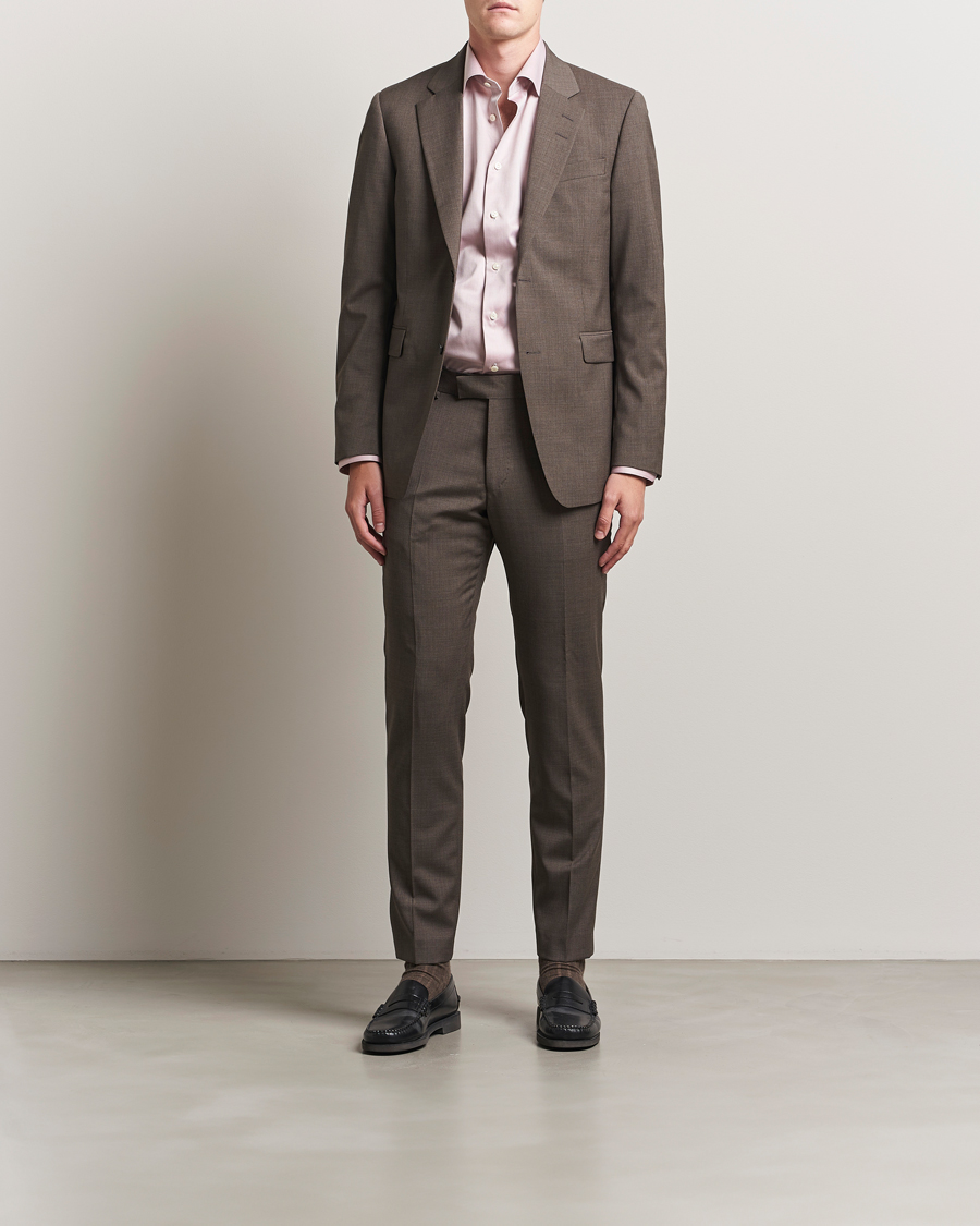 Herre | Dressjakker | Tiger of Sweden | Justin Wool Suit Blazer Mud