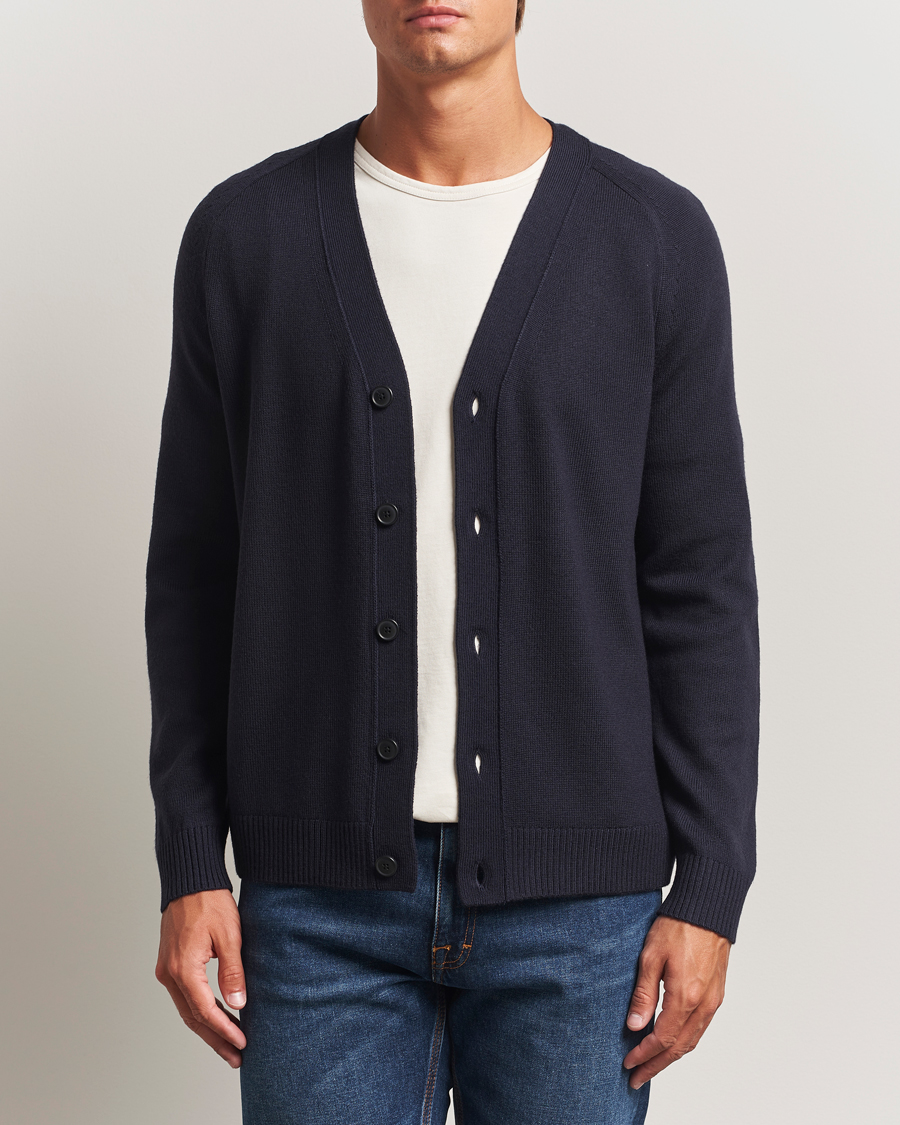 Herre | Gensere | Tiger of Sweden | Eddie Merino Cardigan Deep Well