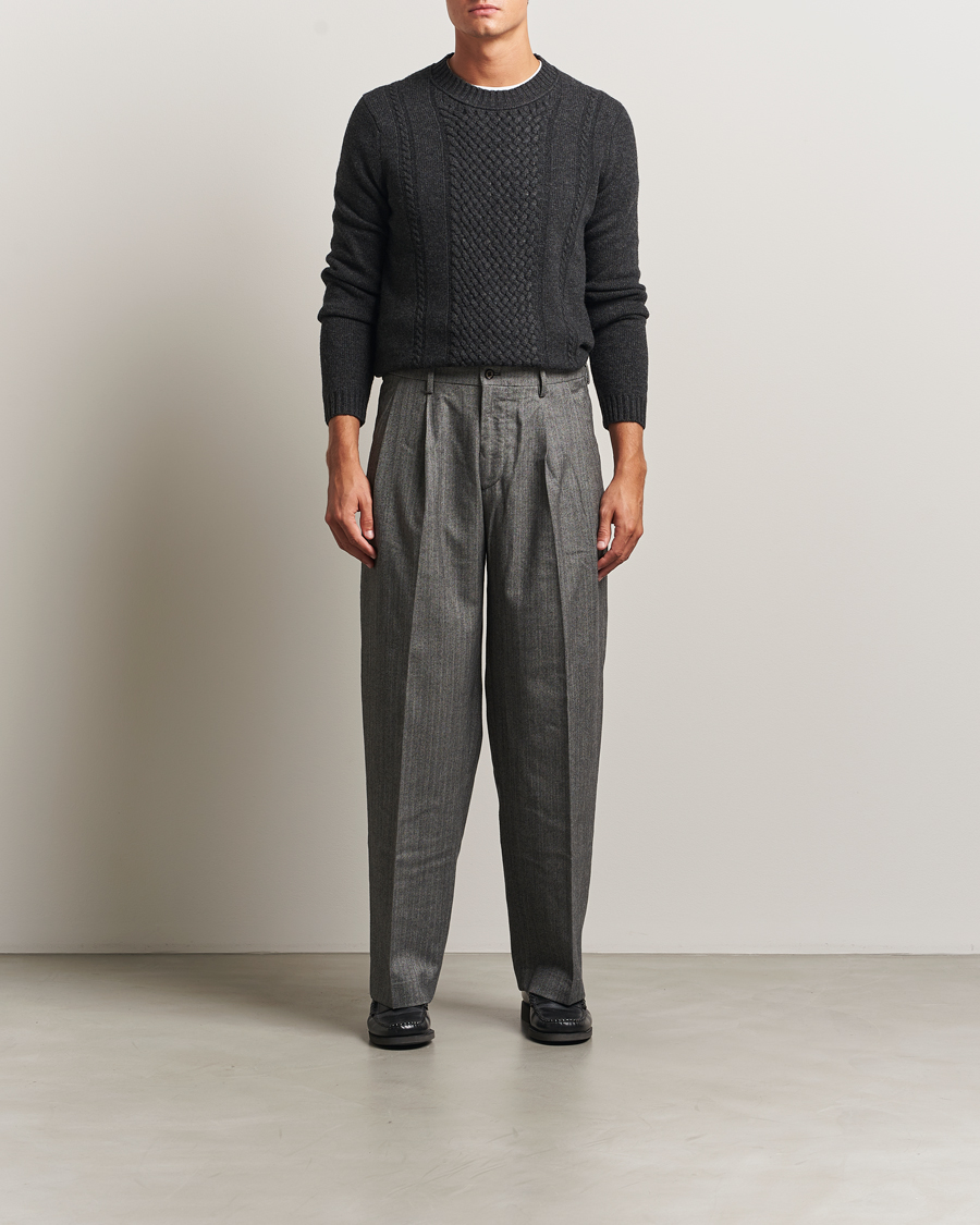 Herre | Gensere | Tiger of Sweden | Harry Wool Knitted Sweater Phantom