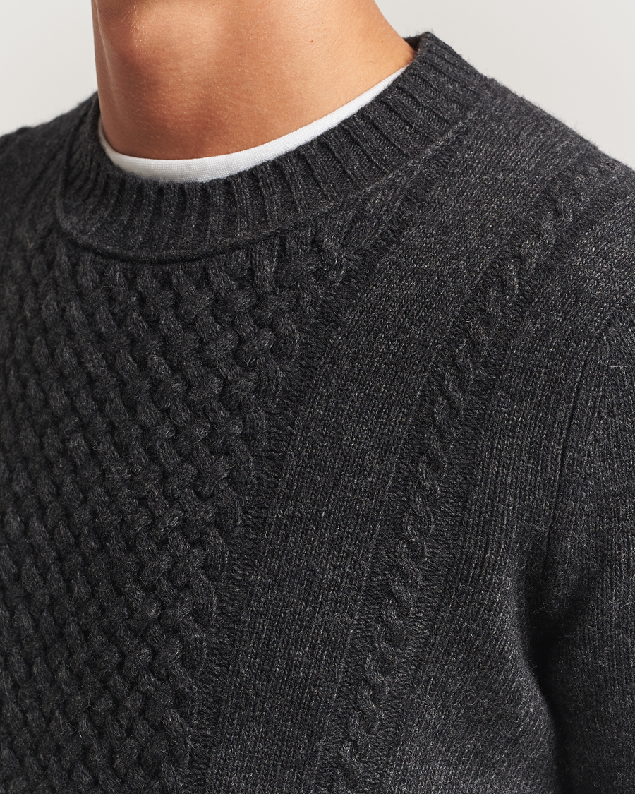 Herre | Gensere | Tiger of Sweden | Harry Wool Knitted Sweater Phantom
