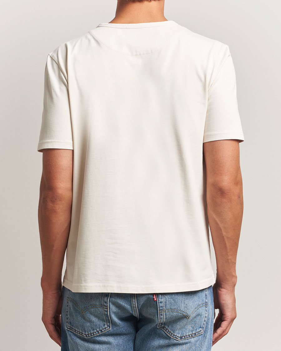 Herre | T-Shirts | Tiger of Sweden | Jake Heavy Crew Neck T-Shirt Light Ivory