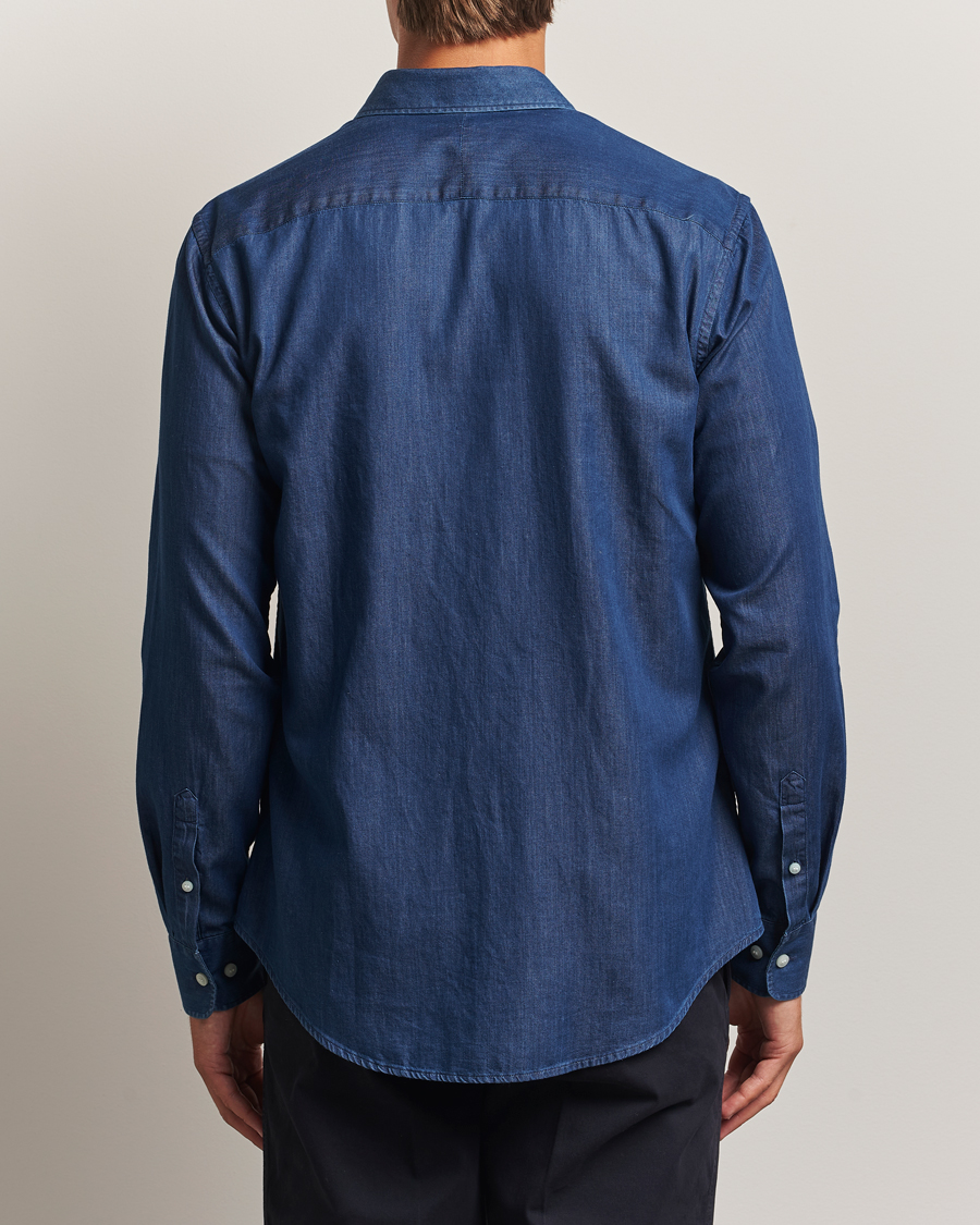 Herre | Skjorter | Tiger of Sweden | Adley Slim Fit Denim Shirt Medium Blue