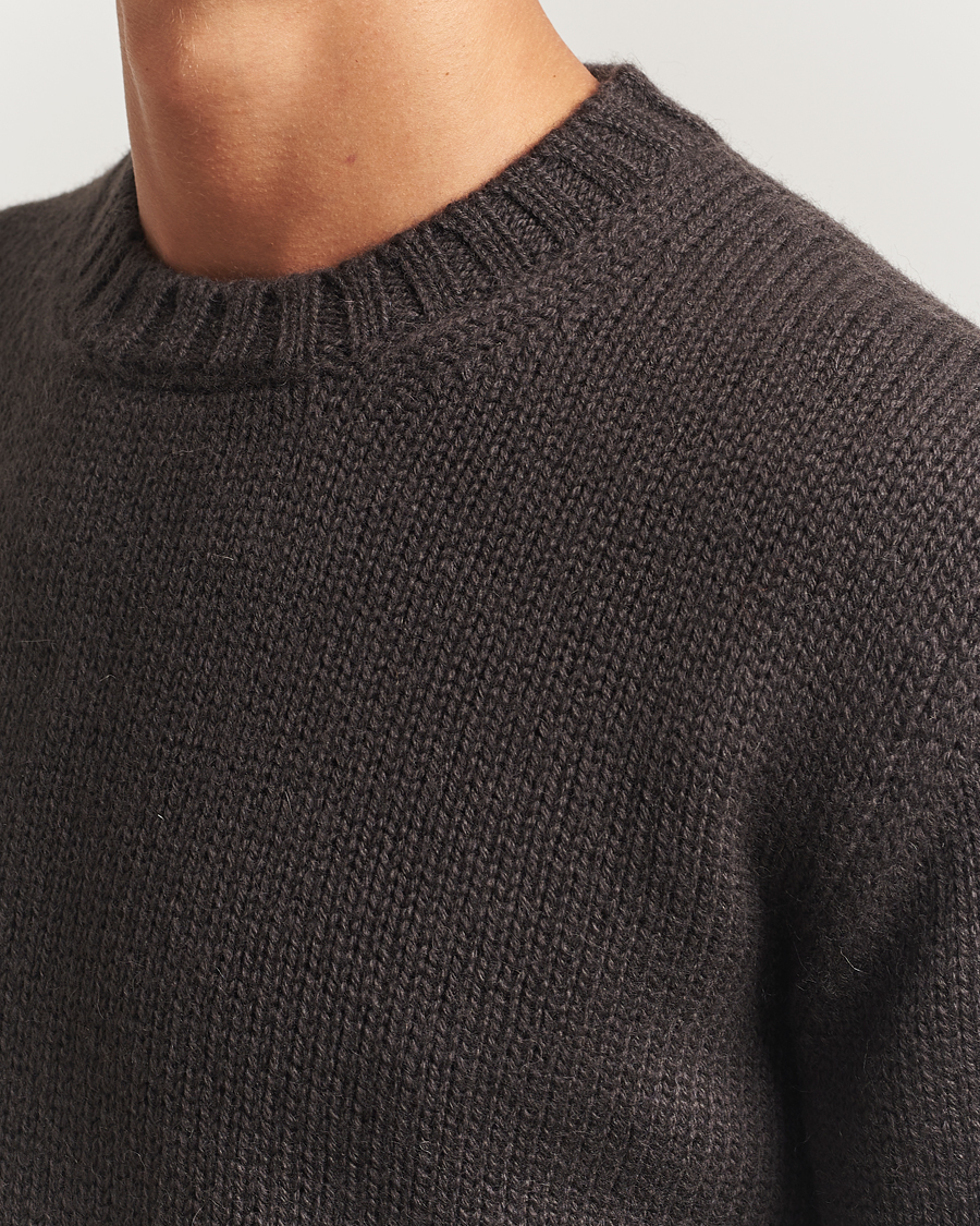 Herre | Gensere | Tiger of Sweden | Gregory Swedish Wool Knitted Sweater Triumph Steel
