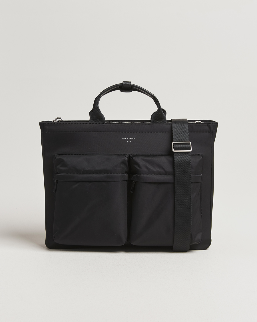 Herre | Vesker | Tiger of Sweden | Sonor Nylon Briefcase Black