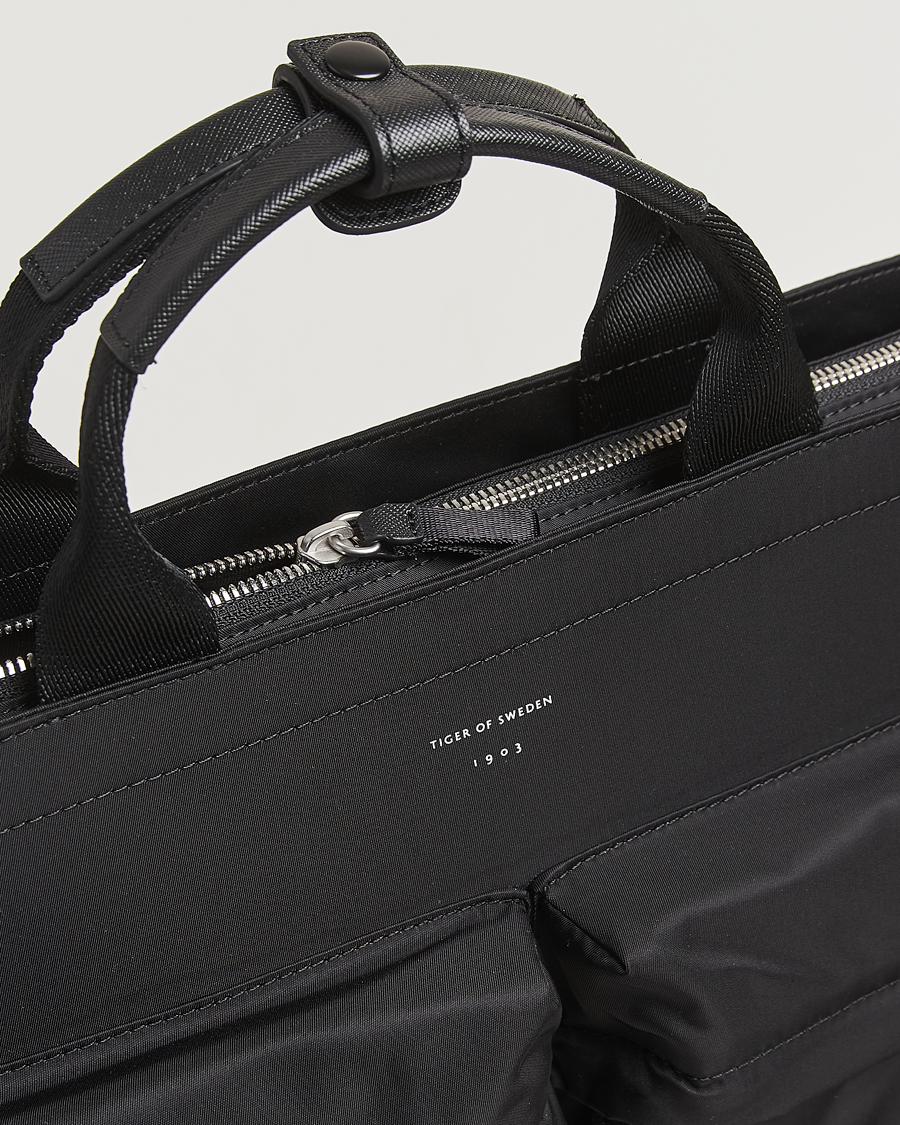Herre | Vesker | Tiger of Sweden | Sonor Nylon Briefcase Black