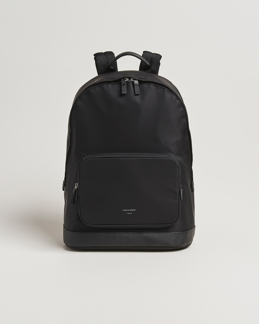 Herre | Vesker | Tiger of Sweden | Dorsu Nylon Backpack Black