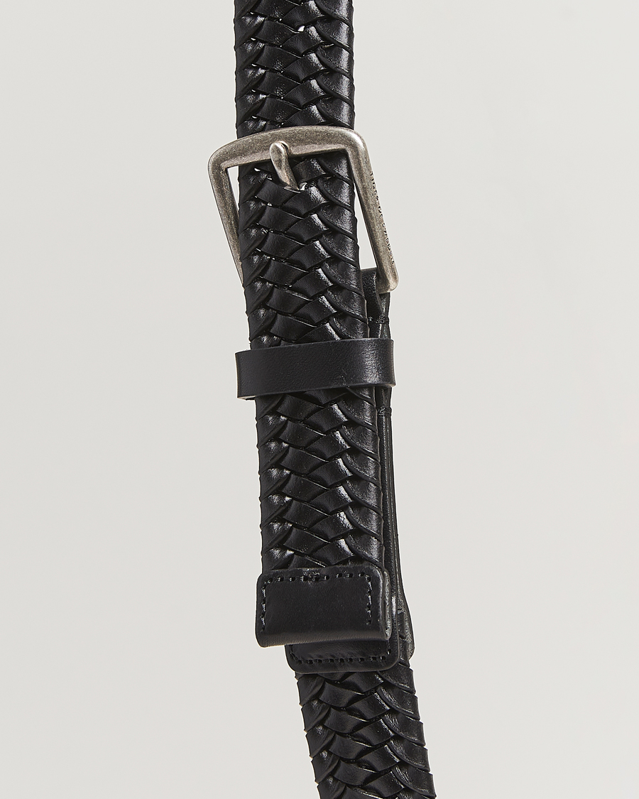 Herre | Belter | Tiger of Sweden | Braidant Braided Belt Black