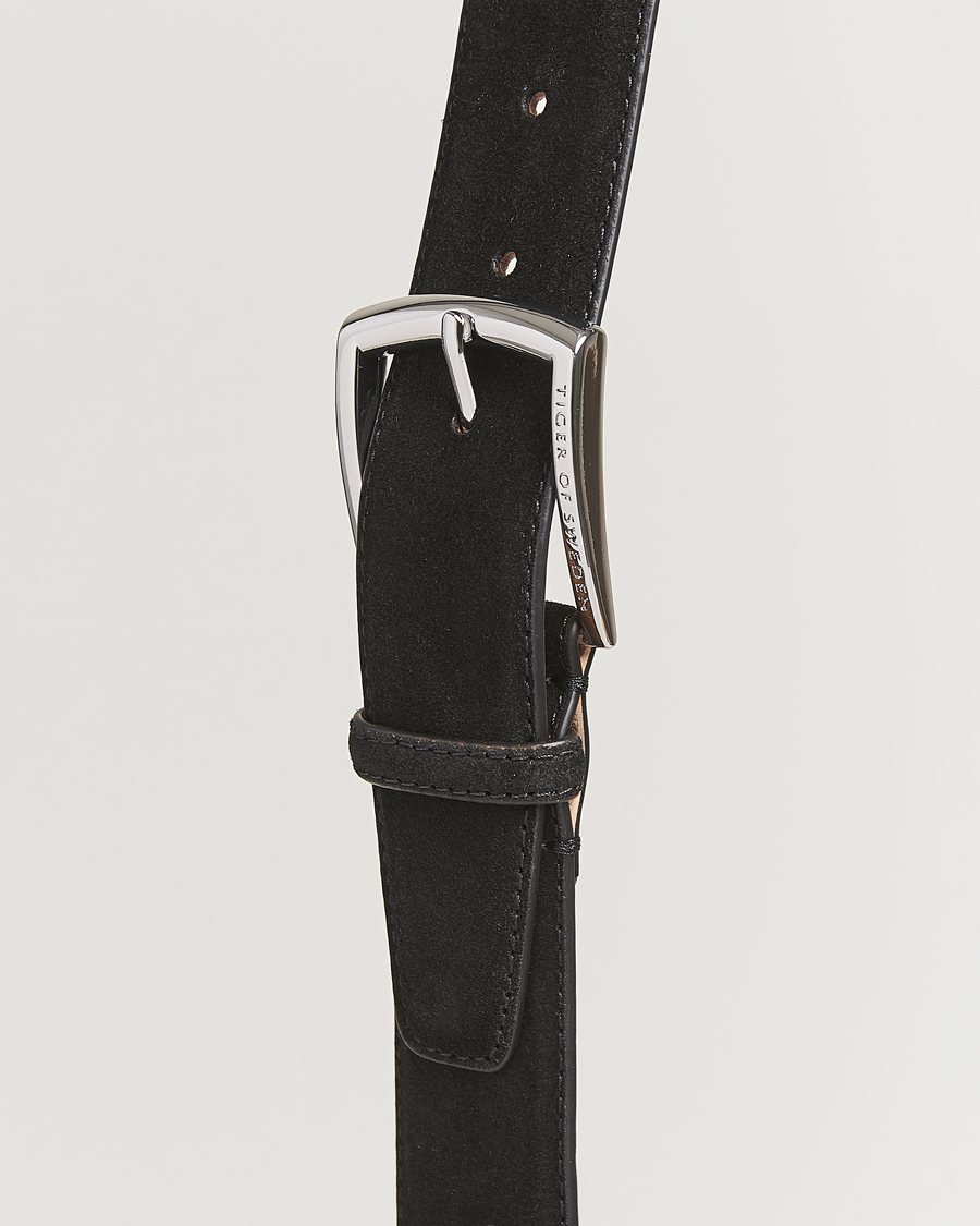 Herre | Belter | Tiger of Sweden | Bergstroms Suede Belt Black
