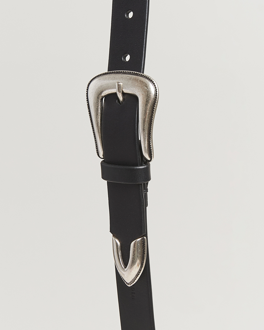 Herre | Belter | Tiger of Sweden | Ecus Western Leather Belt Black