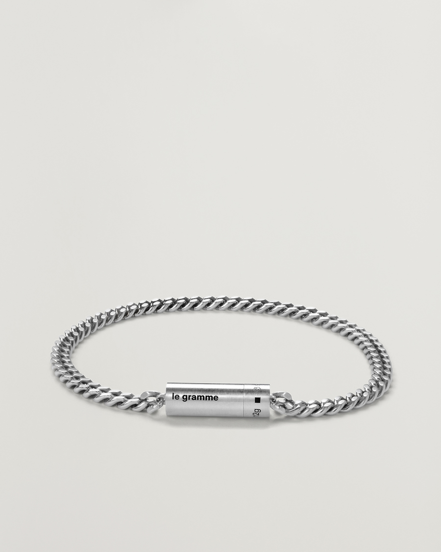 Herre | Smykker | LE GRAMME | Curb Chain Cable Bracelet Sterling Silver 12g