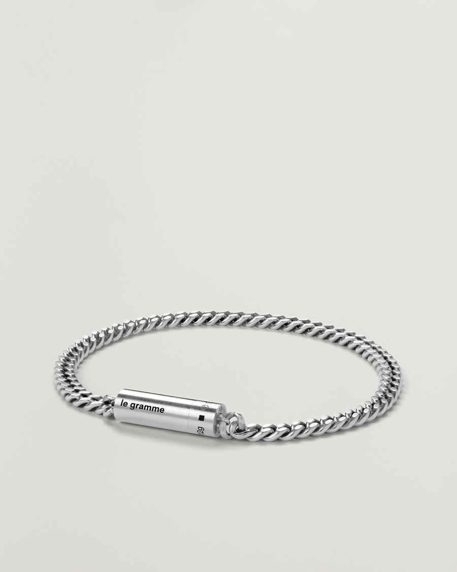 Herre | Smykker | LE GRAMME | Curb Chain Cable Bracelet Sterling Silver 12g