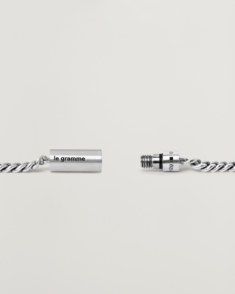 Herre | Smykker | LE GRAMME | Curb Chain Cable Bracelet Sterling Silver 12g