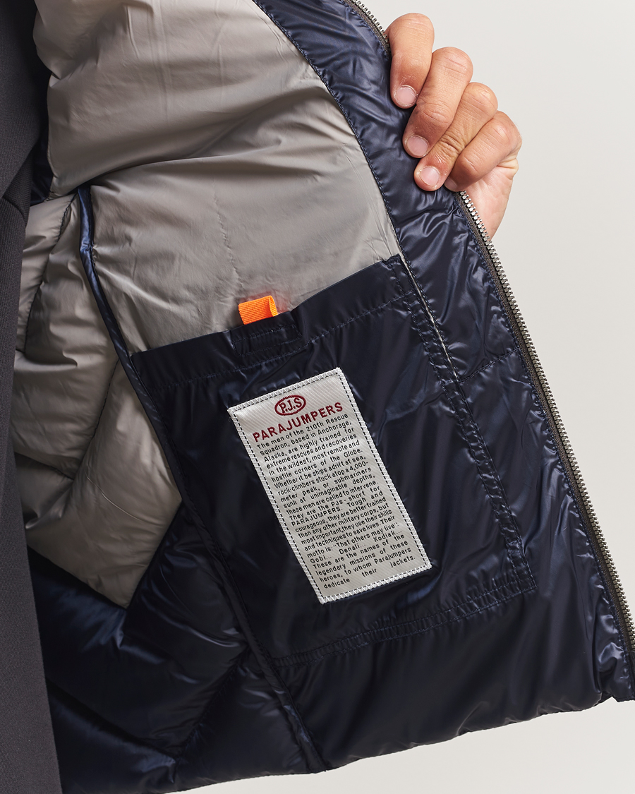 Herre | Jakker | Parajumpers | Jeordie Sheen Vest Blue Navy