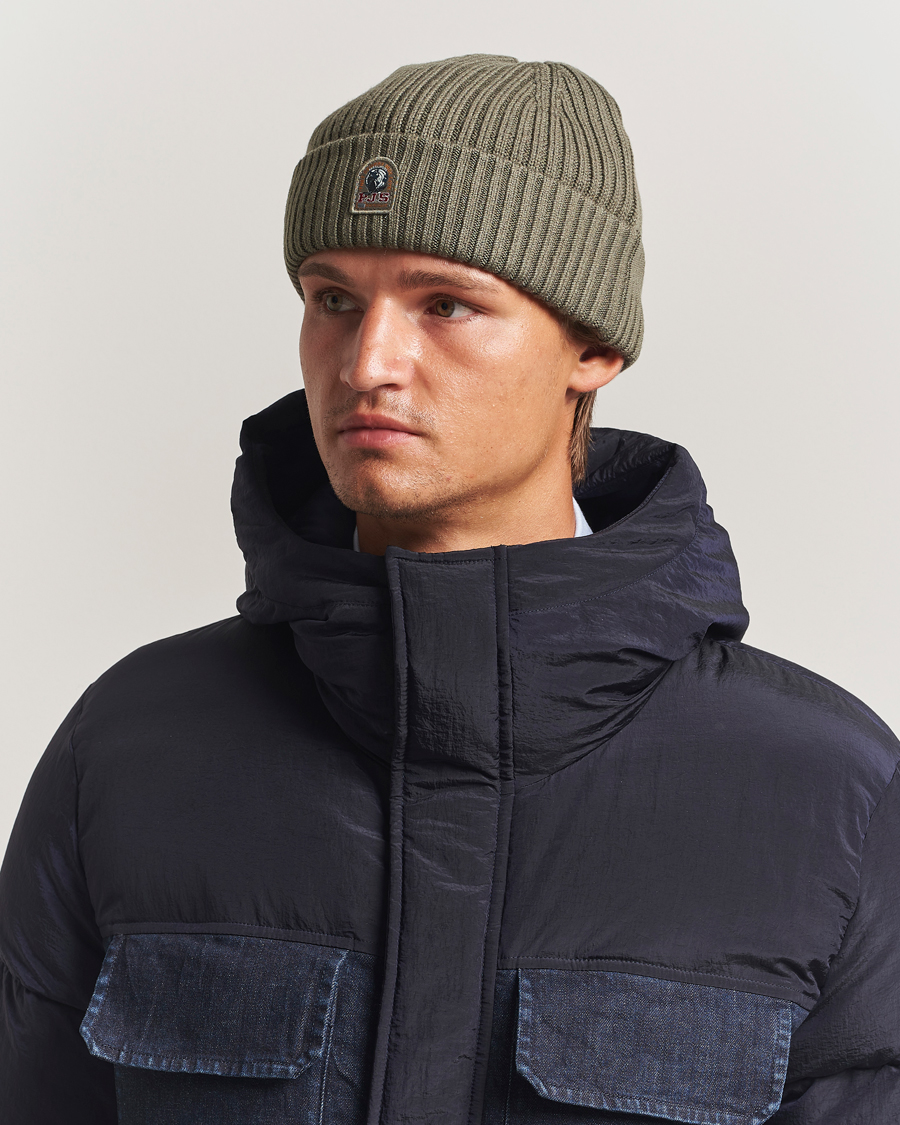 Herre | Luer | Parajumpers | Ribbed Hat Olive Grey