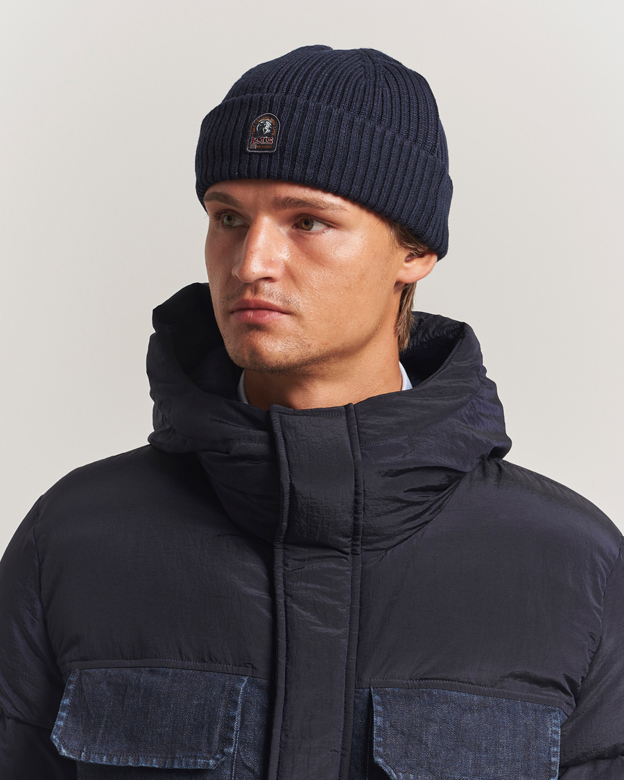 Herre | Luer | Parajumpers | Ribbed Hat Blue Navy