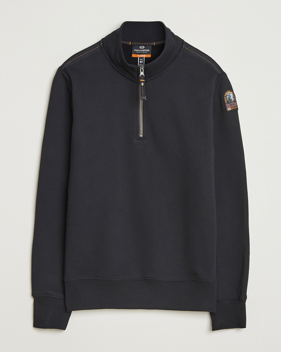 Herre | Gensere | Parajumpers | Broad Peak Super Easy Half Zip Sweatshirt Black