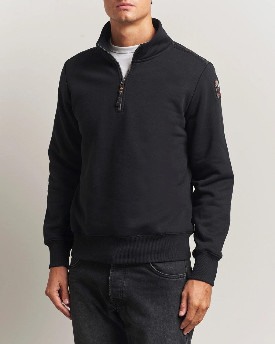 Herre | Gensere | Parajumpers | Broad Peak Super Easy Half Zip Sweatshirt Black