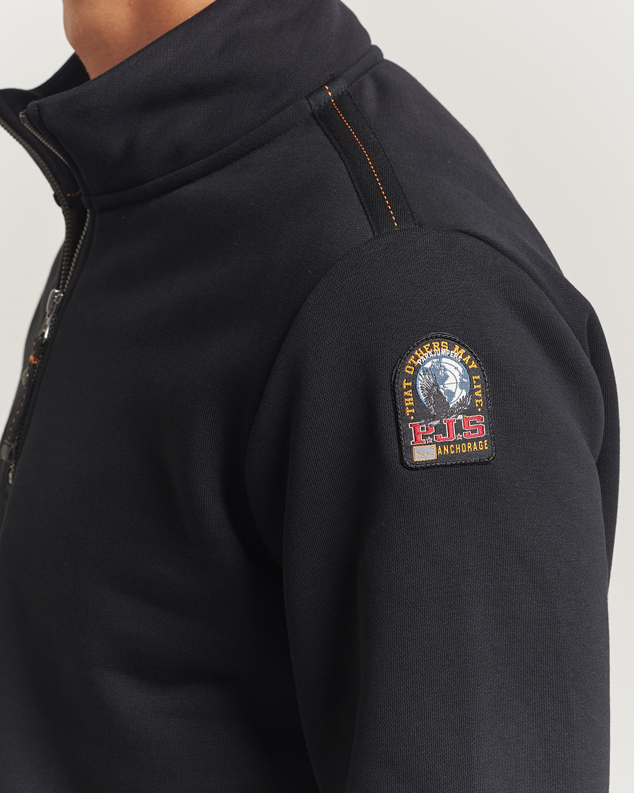 Herre | Gensere | Parajumpers | Broad Peak Super Easy Half Zip Sweatshirt Black