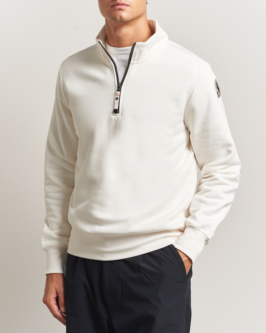 Herre | Gensere | Parajumpers | Broad Peak Super Easy Half Zip Sweatshirt Purity