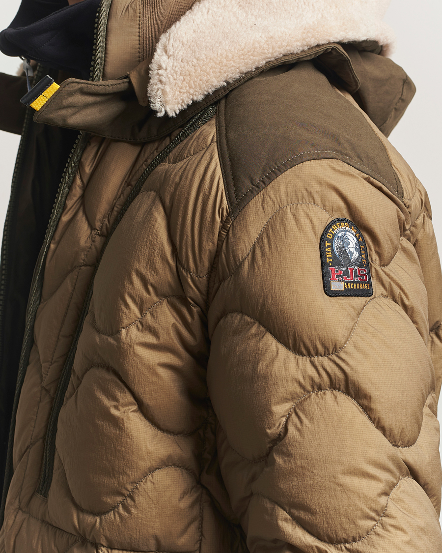 Herre | Jakker | Parajumpers | Akutan Union Down Jacket Earth/Deep Moss
