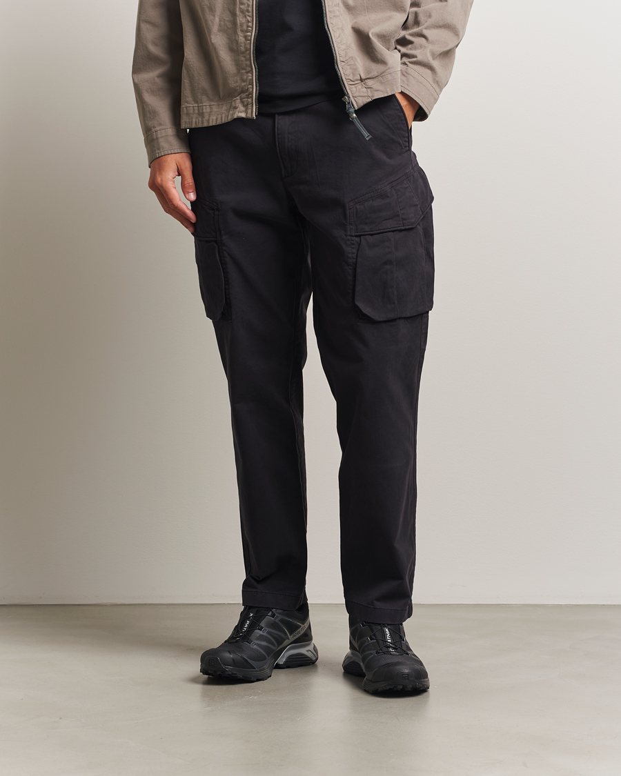 Herre | Bukser | Parajumpers | Edmund Garment Dyed Claimer Pants Black