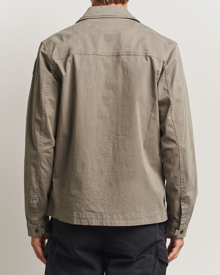 Herre | Jakker | Parajumpers | Tel Garment Dyed Claimer Shirt Jacket Olive Grey