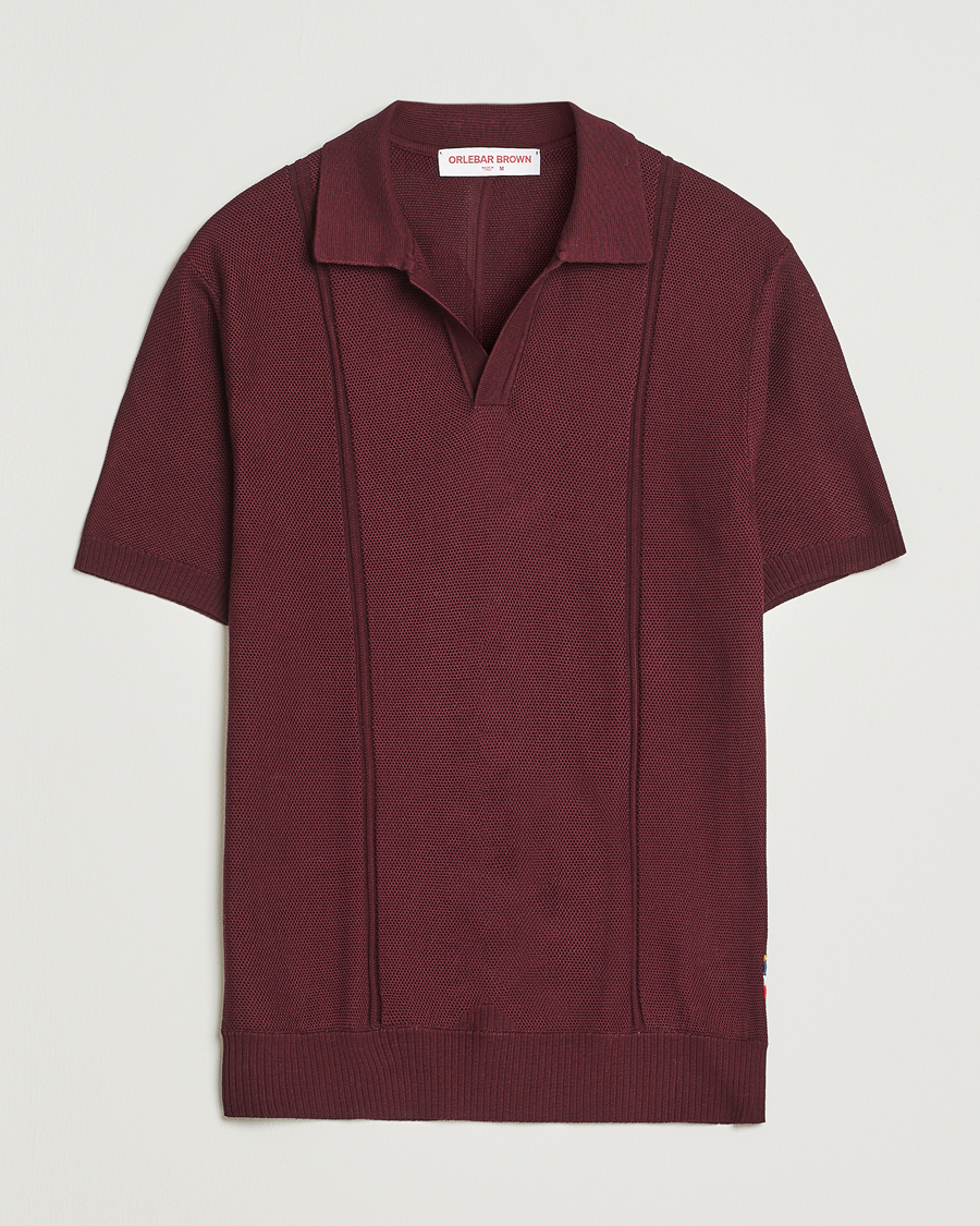 Herre | Pikéer | Orlebar Brown | Horton Pique Texture Polo Damson