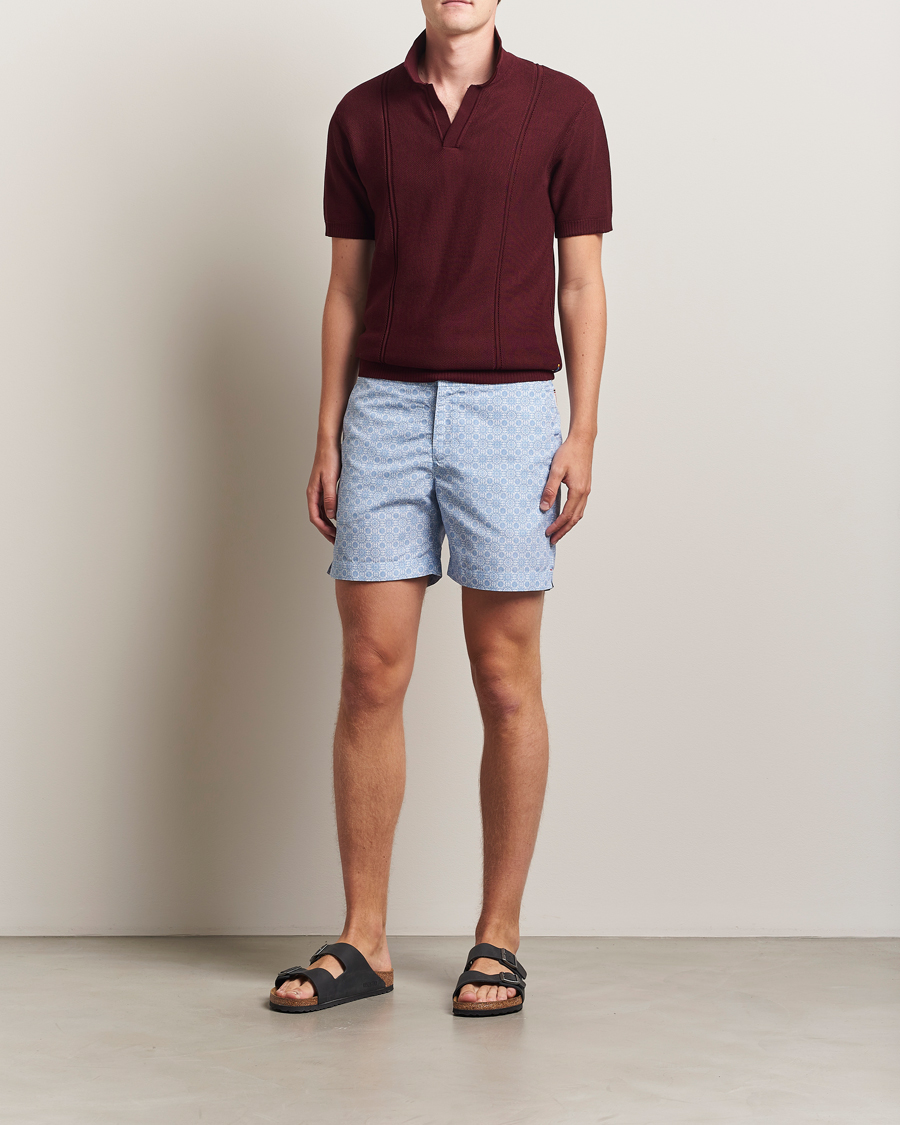 Herre | Badeshorts | Orlebar Brown | Bulldog Alchemy Swimshorts Wave Blue