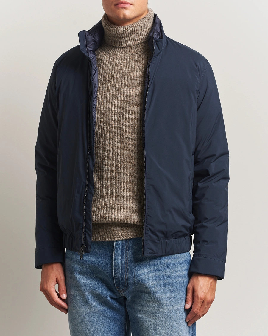 Herre | Jakker | Woolrich | Cloud Lewis Bomber Melton Blue