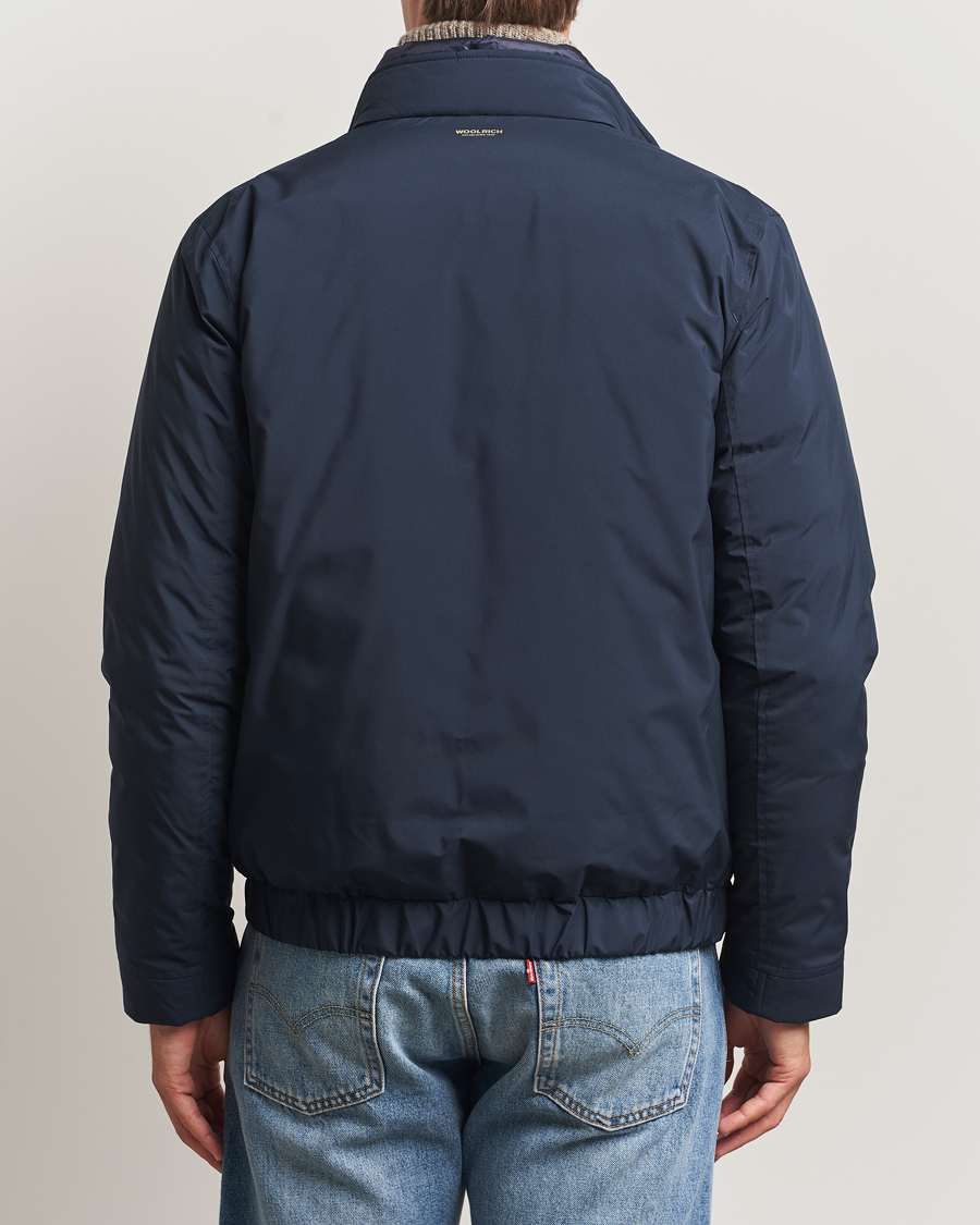 Herre | Jakker | Woolrich | Cloud Lewis Bomber Melton Blue