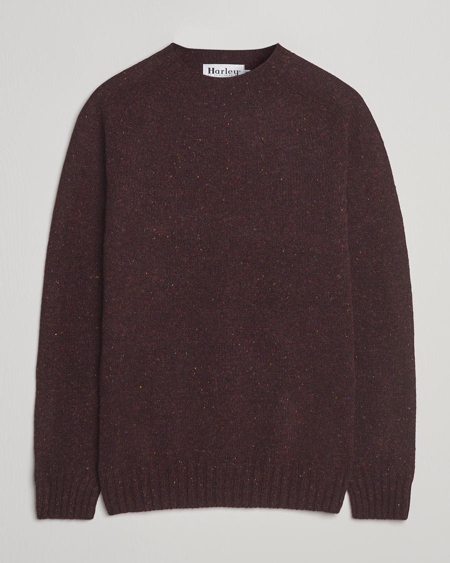 Herre | Gensere | Harley Of Scotland | Donegal Wool Crewneck Lewis