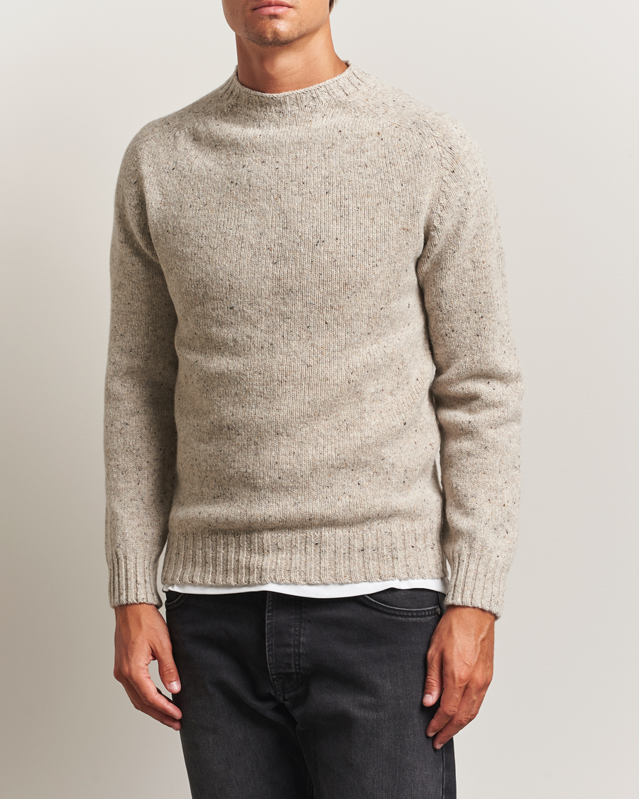 Herre | Gensere | Harley Of Scotland | Donegal Wool Crewneck Mull