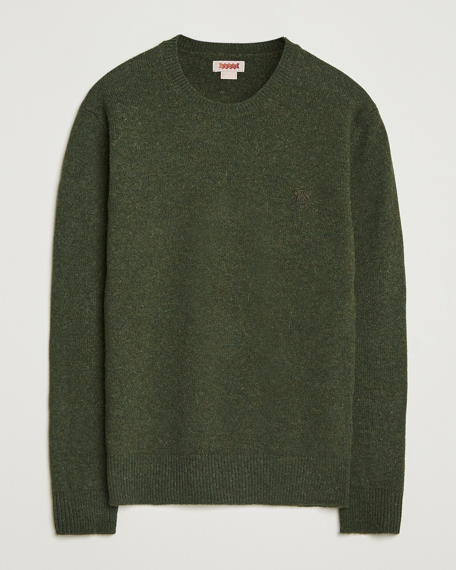 Herre | Gensere | Baracuta | Shetland Virgin Wool Crew Neck Beech