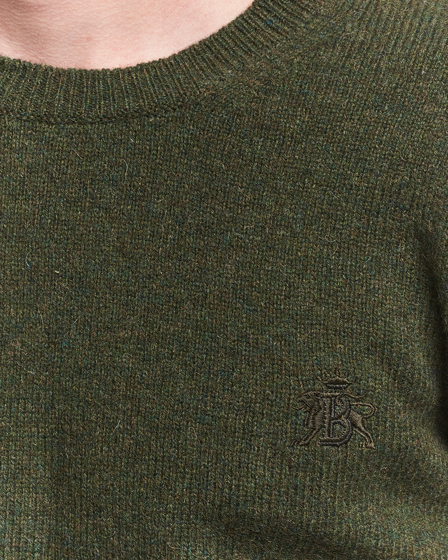 Herre | Gensere | Baracuta | Shetland Virgin Wool Crew Neck Beech