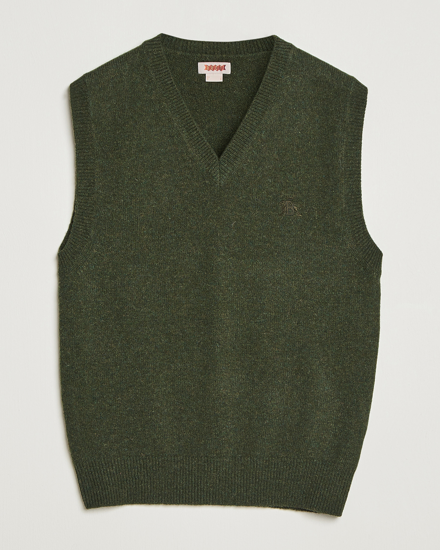 Herre | Gensere | Baracuta | Shetland Virgin Wool Vest Beech