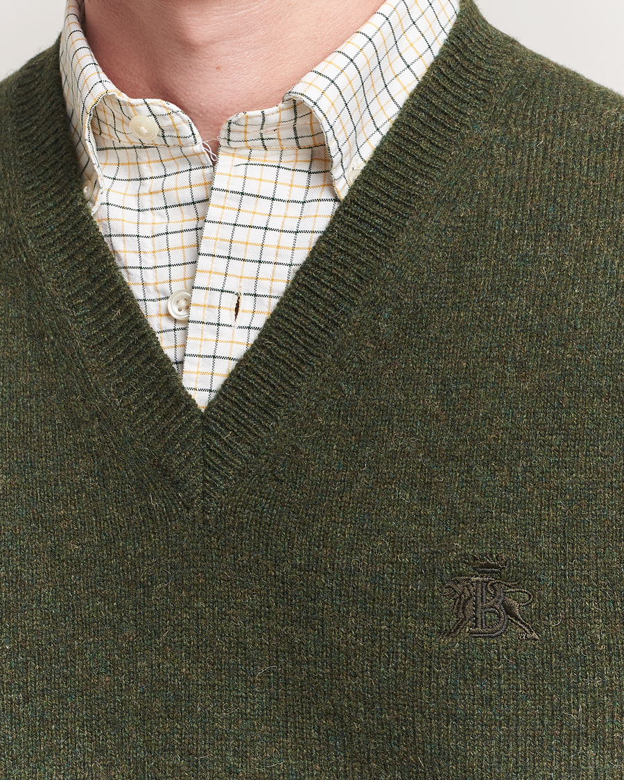 Herre | Gensere | Baracuta | Shetland Virgin Wool Vest Beech