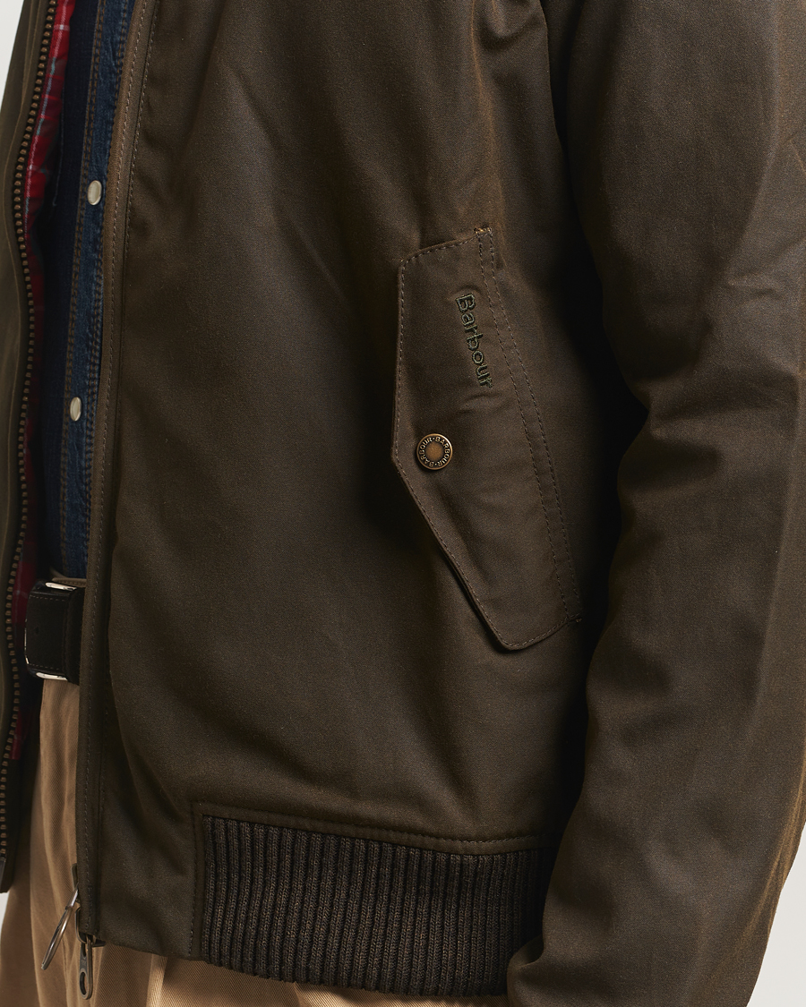 Herre | Jakker | Baracuta | Barbour x Porton Waxed Jacket Olive