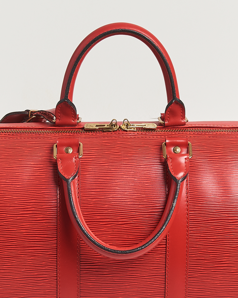 Herre | Pre-Owned & Vintage Bags | Louis Vuitton Pre-Owned | Keepall Epi Leather Red