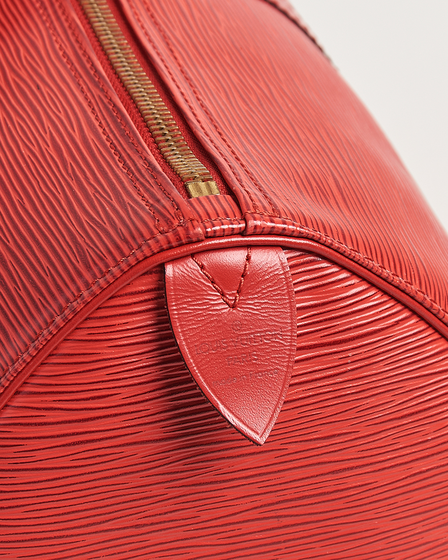 Herre | Pre-Owned & Vintage Bags | Louis Vuitton Pre-Owned | Keepall Epi Leather Red
