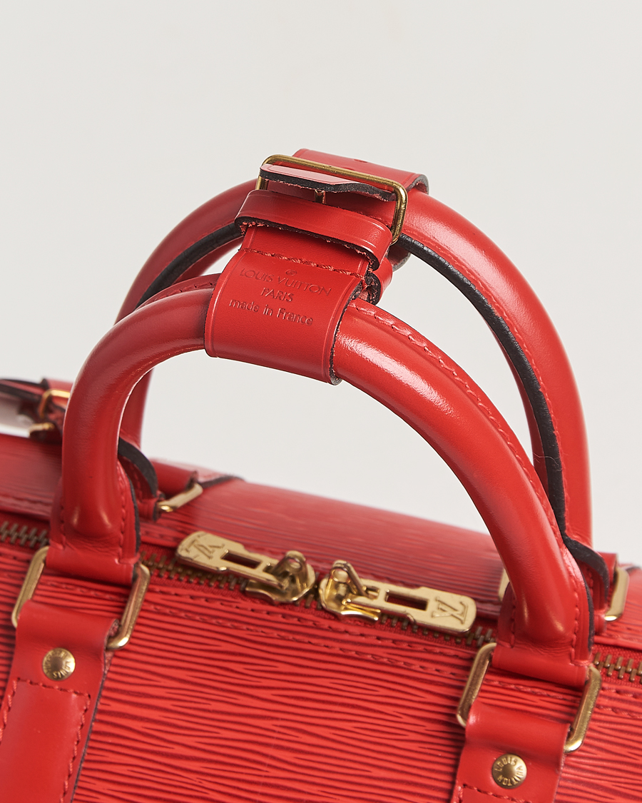 Herre | Pre-Owned & Vintage Bags | Louis Vuitton Pre-Owned | Keepall Epi Leather Red