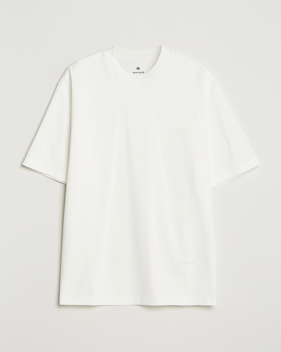 Herre | T-Shirts | Snow Peak | Organic Cotton T-Shirt White