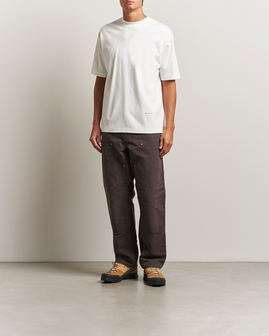 Herre | T-Shirts | Snow Peak | Organic Cotton T-Shirt White