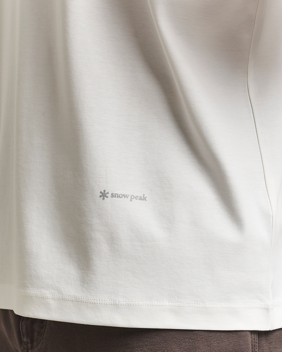 Herre | T-Shirts | Snow Peak | Organic Cotton T-Shirt White