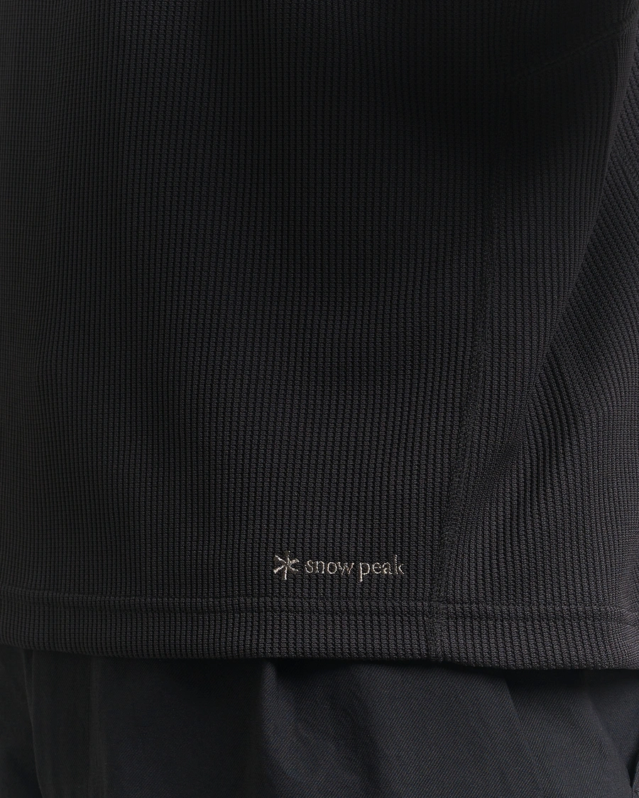 Herre | T-Shirts | Snow Peak | Dry Thermal Long Sleeve T-Shirt Black
