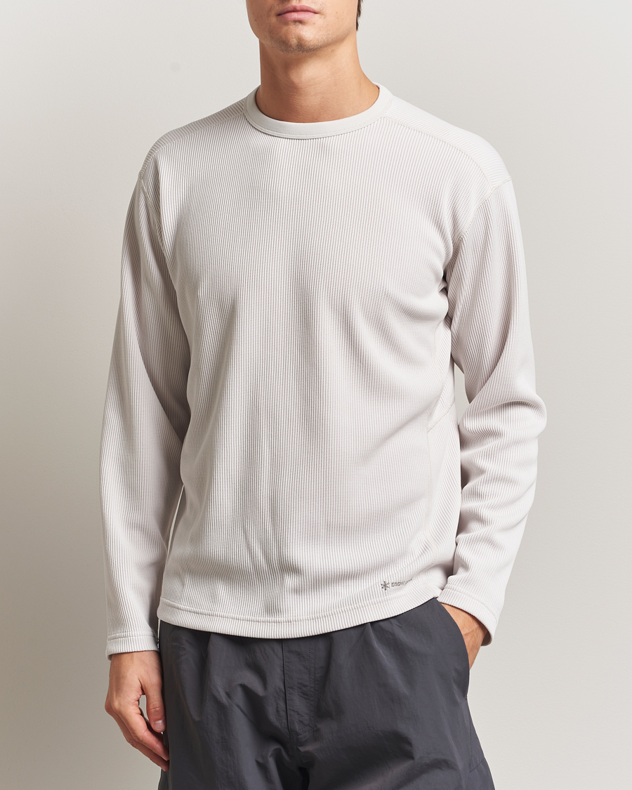 Herre | T-Shirts | Snow Peak | Dry Thermal Long Sleeve T-Shirt Off White
