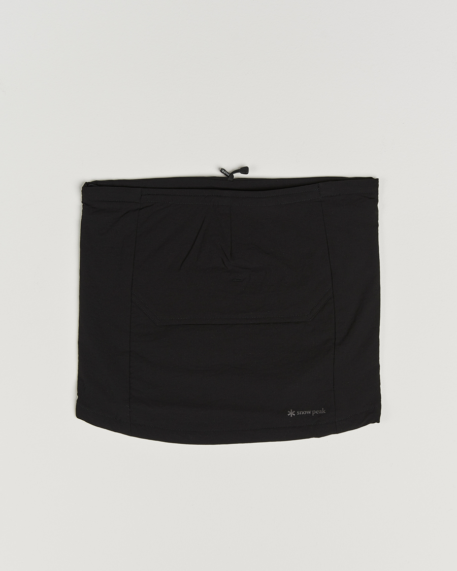 Herre | Skjerf | Snow Peak | Breathable Insulated Neck Warmer Black