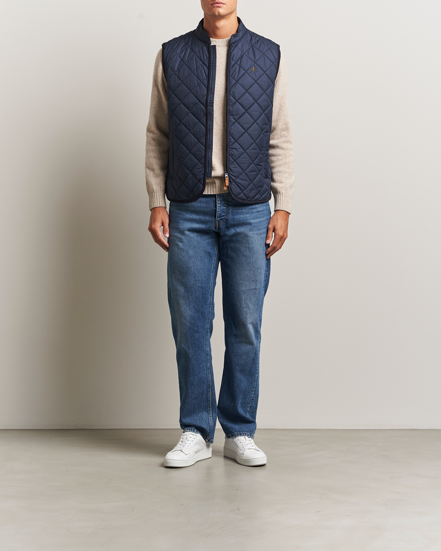 Herre | Vester | Morris | Teddy Quilted Vest Navy