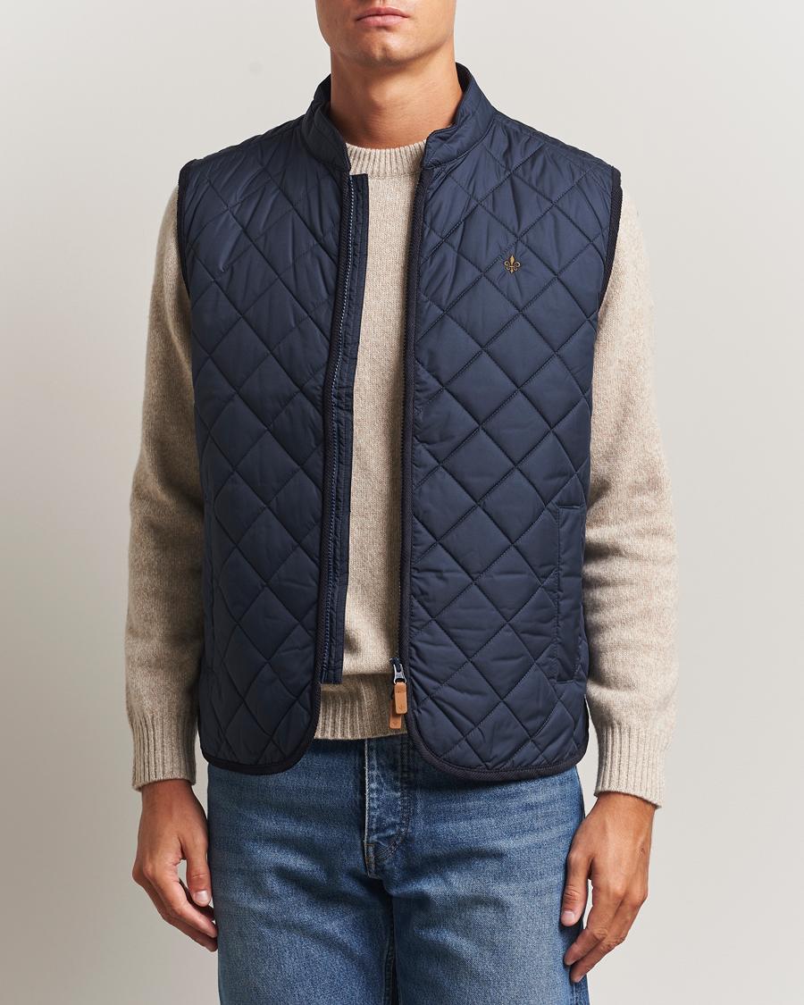 Herre | Vester | Morris | Teddy Quilted Vest Navy